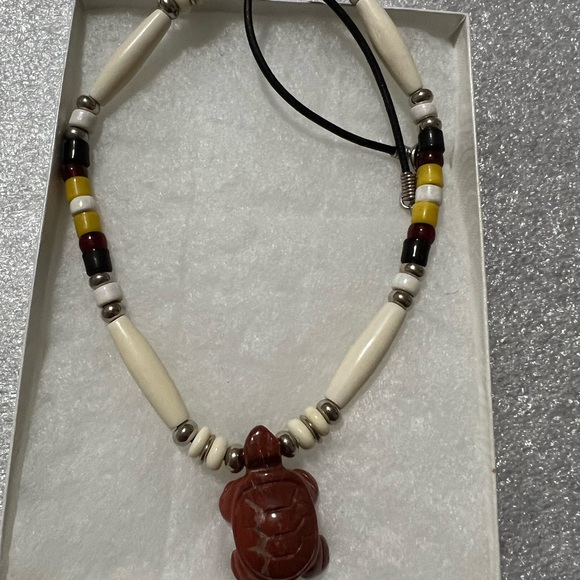 Authentic Lakota Arts & Craft beautiful Silver Navajo Turquoise NWT - Picture 13 of 13